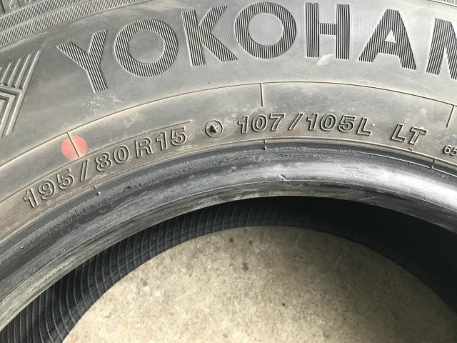 YOKOHAMA 195/80R15 107/105L LT