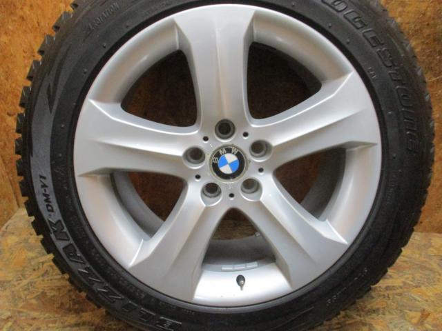 BMW純正　X6　19×9/10J（+48/+21）5H-120/　265/50R19（ブリヂストン　DM-V1）タイヤバリ山