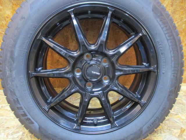 ホットスタッフ　Gスピード　G-05　15×6J（+43）5H-100/　185/60R15（ブリヂストン　VRX3）シエンタ