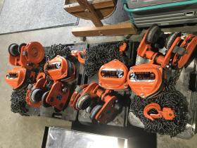 その他　象印　中古　2ｔ　チェーンブロック　資機材