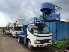 デュトロ　高所作業車　１4メータ　サブエンジン付き 4890 2Dr