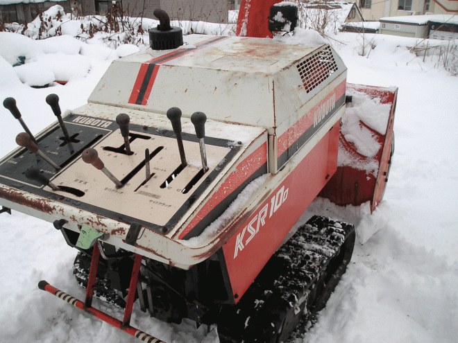 除雪機クボタ　10馬力　除雪機　ＫＳＲ－10Ｄ　軽油
