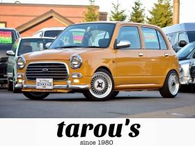 ミラジーノ　ジーノ　ワガママ仕様　ＮＥＷペイント　タローズオリジナル　ワタナベエディション　５ＭＴ　ローダウン　１５インチアルミ