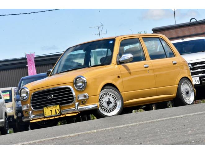 ミラジーノジーノ　社長の趣味車シリーズ　ＮＥＷペイント　タローズオリジナル　ワタナベエディション　５ＭＴ　ローダウン　１５インチアルミ