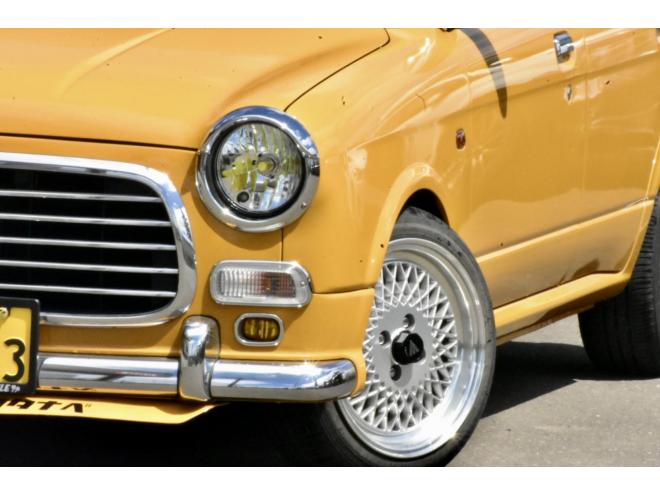 ミラジーノジーノ　社長の趣味車シリーズ　ＮＥＷペイント　タローズオリジナル　ワタナベエディション　５ＭＴ　ローダウン　１５インチアルミ