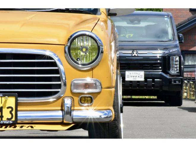 ミラジーノジーノ　社長の趣味車シリーズ　ＮＥＷペイント　タローズオリジナル　ワタナベエディション　５ＭＴ　ローダウン　１５インチアルミ