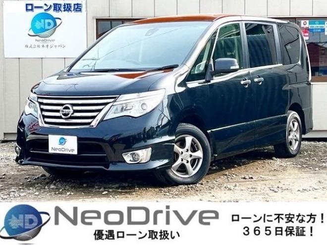 セレナ2.0HスターVセレクション+Safety 4WD　ローンが不安な方＜優遇ローン＞　本州仕入　寒冷地 純正ナビ　カメラ　HID　