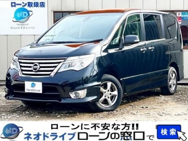 セレナ2.0HスターVセレクション+Safety 4WD　ローンが不安な方＜優遇ローン＞１年保証　本州仕入　寒冷地 純正ナビ　カメラ　HID　