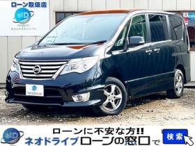 セレナ　2.0HスターVセレクション+Safety 4WD　ローンが不安な方＜優遇ローン＞１年保証　本州仕入　寒冷地 純正ナビ　カメラ　HID　