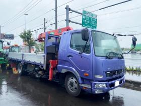 ファイター　中古　ワイド　5段ラジコンクレーン車　中型トラック