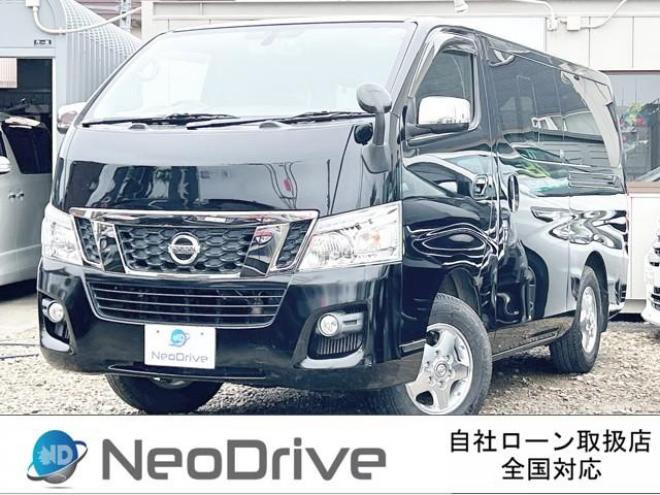 キャラバン5Dバン2.5DT P-GX CギアVer黒ロング4WD　自社ローン＜MY NEOオートローン＞　本州仕入　SDナビTV　両側スライド　ETC