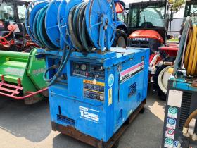 コンプレッサー　北越　中古　PDS125S　エンジンコンプレッサー　資機材