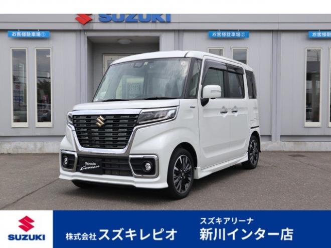 スペーシアカスタム ハイブリッド XSターボ　純正フルセグ全方位ナビETC前後ドラレコ 2WD 660