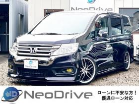 ステップワゴン　2.0スパーダZクールスピリット 4WD　ローンが不安な方＜優遇ローン＞　本州仕入　フルエアロ　ナビ　両側PWスラ