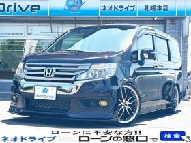 ステップワゴン　2.0スパーダZクールスピリット 4WD　ローンが不安な方＜優遇ローン＞　本州仕入　フルエアロ　ナビ　両側PWスラ
