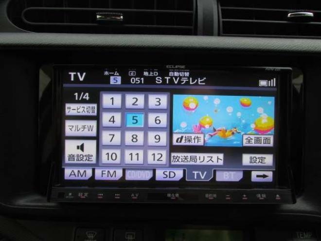 アクア1.5 G　FF　社外ナビ フルセグテレビ バックカメラ 2WD 1500