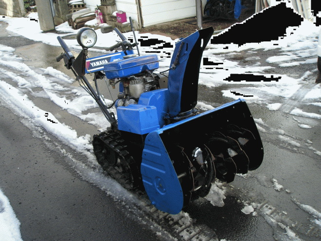 除雪機ヤマハ　6馬力除雪機　ＹＳＭ－660　整備済みです　使いやすい大きさです　バッテリー新品交換済み