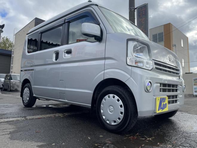 エブリィEVERY VAN 4WD JOIN TURBO HIGE ROOF 本州仕入　寒冷地仕様　TURBO 　ブレーキアシスト　横滑り防止　フォグランプ　フルセグナビ　ブルトース　スタットレス 4WD 660 5Dr