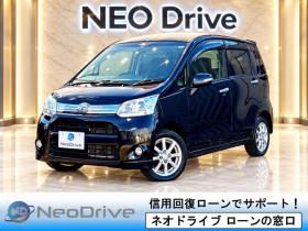ムーヴ　660カスタムX 4WD　ローンが不安な方＜優遇ローン＞　本州仕入　寒冷地　社外ナビ　フルセグTV