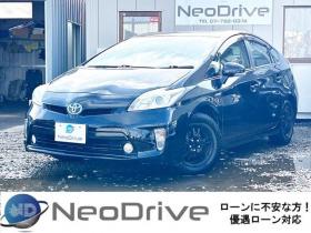 プリウス　1.8G　ローンが不安な方＜優遇ローン＞　純正ナビ　ハーフレザー　Bカメラ　ETC 