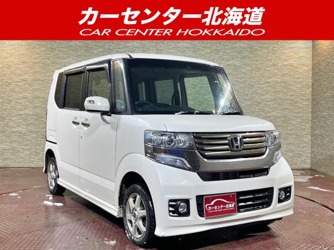 N-BOXカスタムGターボパッケージ 4WD 5年保証 スマキー 両側パワスラ ナビTV 寒冷地仕様 禁煙 車検整備2年付 修復歴無