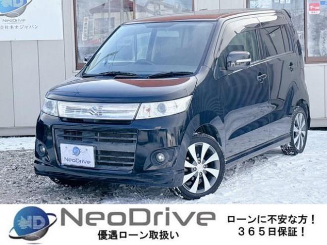 ワゴンR660スティングレーT 4WD　ローンが不安な方＜優遇ローン＞　本州仕入　社外デッキ　ターボ車　HID