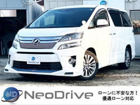 ヴェルファイア　2.4Zゴールデンアイズ 4WD　ローンが不安な方＜優遇ローン＞両側パワスラ　TRDエアロ　パワーバック 4WD
