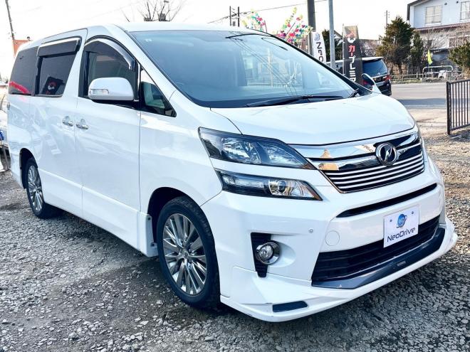 ヴェルファイア2.4Zゴールデンアイズ 4WD　ローンが不安な方＜優遇ローン＞両側パワスラ　TRDエアロ　パワーバック 4WD