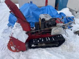 除雪機　フジイ大型除雪機スノーロータリー1100GKD