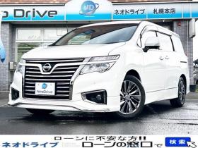 エルグランド　2.5 250ハイウェイスターSアーバンC 4WD　ローンが不安な方＜優遇ローン＞　本州仕入　エアロ　寒冷地 後席モニター