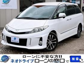 エスティマ　2.4アエラス プレミアム エディション 4WD ローンが不安な方＜優遇ローン＞本州仕入　ナビ　両Pスラ　後席モニター
