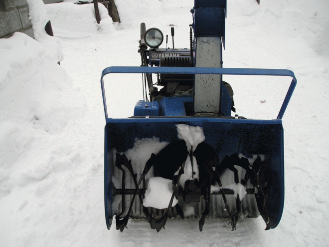 除雪機ヤマハ　10馬力除雪機　ＹＴ－1070ＥＤ　オーガ上下ハンド式