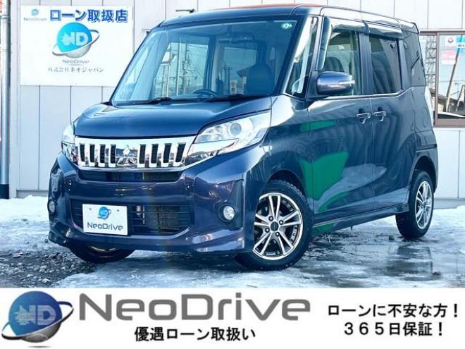 ekスペース660カスタムT 4WD　ローンが不安な方＜優遇ローン＞寒冷地仕様　純正ナビ　両側パワスラ 4WD 660 5Dr