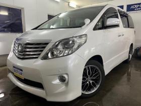 アルファード　２４０Ｓ　リミテッド　本州仕入　禁煙車　ＷＡＫＯＳバリアスコーティング済　シュタイナー１８インチＡＷ　純正１６ＡＷ＋スタッドレスタイヤ付　両側パワースライドドア　純正ナビ（地デジ　ＤＶＤ再生）＋バックカメラ　前後コーナーセンサー　横滑り防止装置　ＨＩＤ　ＥＴＣ 　タイミングチェーン 4WD 2400 5Dr