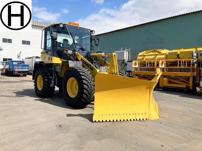 ホイールローダコマツ　中古　WA100-8　汎用マルチプラウ付
