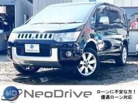 デリカ　D5　2.4シャモニー 4WD　ローンが不安な方＜優遇ローン＞　本州仕入 寒冷地　純正ナビ　両側PWスラ