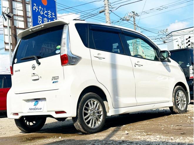デイズ660ハイウェイスターX 4WD　ローンが不安な方＜優遇ローン＞1年保証　本州仕入　　スマキー　社外AW