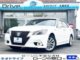 クラウン　アスリート ハイブリッド2.5S Four 4WD　ローンが不安な方＜優遇ローン＞寒冷地　純正マルチナビ　フルセグTV 4WD