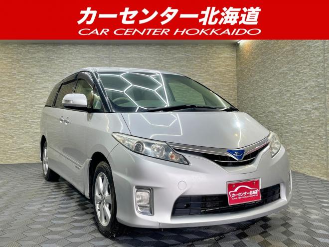 エスティマハイブリッドハイブリッド2.4X 4WD 5年保証 ワンオーナー パワスラ スマキー ナビTV Bカメ スターター 寒冷地仕様 禁煙 車検整備2年付 修復歴無