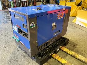 発電機　デンヨー　中古　TLG-13LSY　三相200V　発電機　資機材