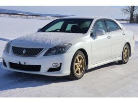クラウン　アスリート 2.5 i-Four 4WD　検2年　自社 ローン　黒革シート 2500