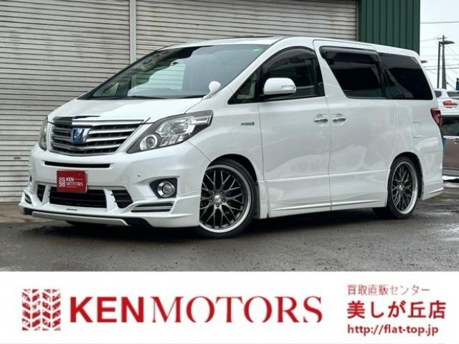 アルファードハイブリッド2.4 SR 4WD　ケンスタイルエアロ/ローダウン/サンルーフ 2400