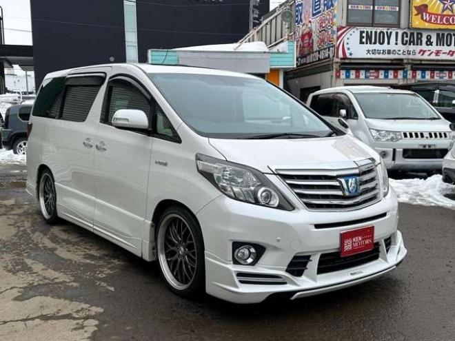 アルファードハイブリッド2.4 SR 4WD　ケンスタイルエアロ/ローダウン/サンルーフ 2400