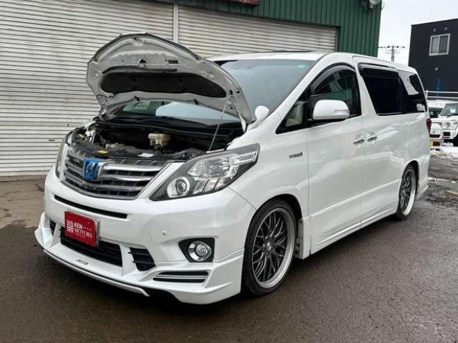 アルファードハイブリッド2.4 SR 4WD　ケンスタイルエアロ/ローダウン/サンルーフ 2400