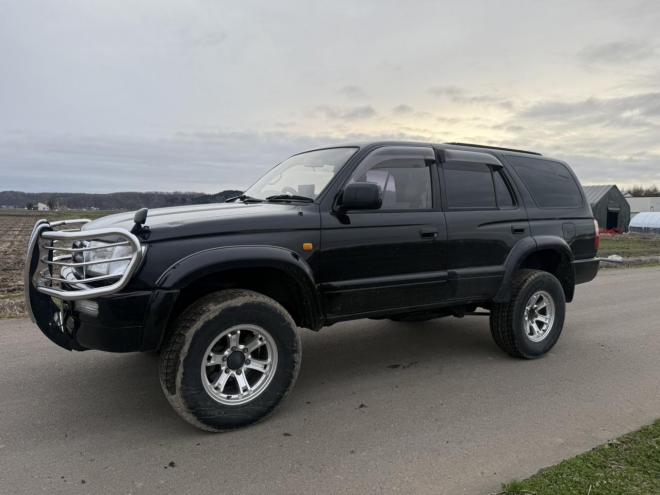 ハイラックスサーフKZN185 ディーゼル  リフトアップ  ヒッチメンバー付き  4WD 下回り綺麗