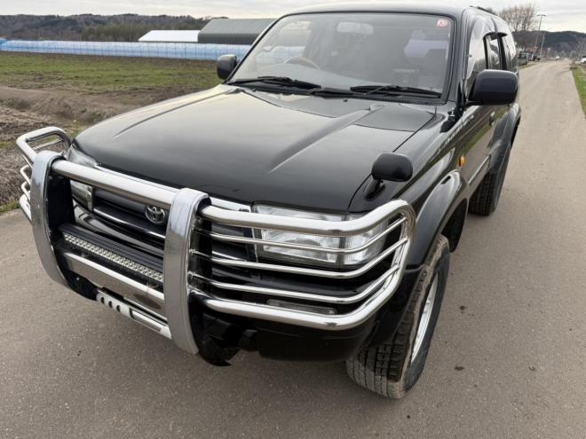 ハイラックスサーフKZN185 ディーゼル  リフトアップ  ヒッチメンバー付き  4WD 下回り綺麗