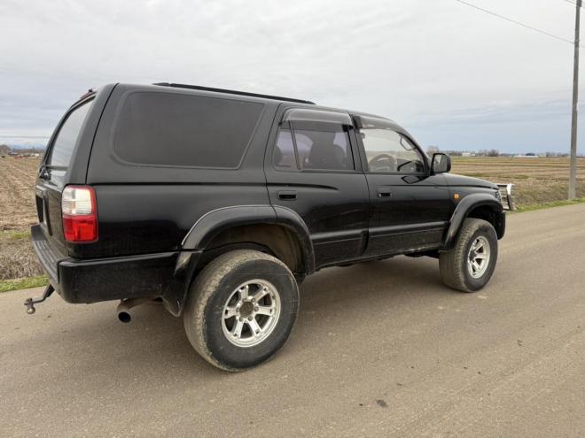 ハイラックスサーフKZN185 ディーゼル  リフトアップ  ヒッチメンバー付き  4WD 下回り綺麗