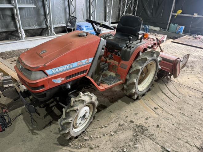 トラクターヤンマー Ke-4 ロータリー付き 14.5馬力 ディーゼル 4WD 