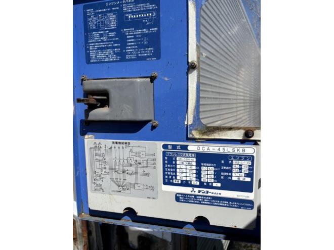 発電機DCA-45LSKB 5000時間台