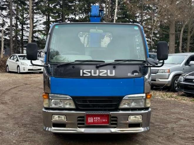 エルフ4.3 ロング 高床 ディーゼル　ユニック付き/PS/PW/記録簿 2WD 4300